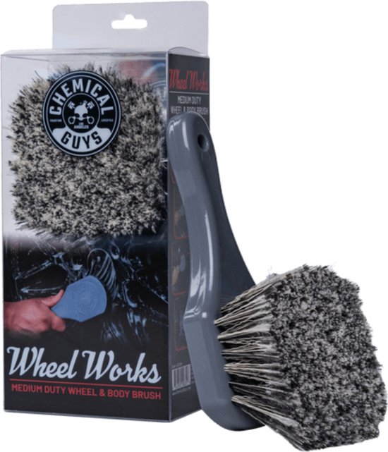 Chemical Guys Wheel Works Medium Duty Wheel & Body Brush bol