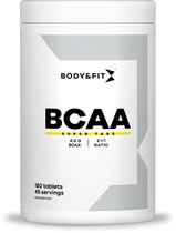 Body & Fit BCAA Super Tabs - 2:1:1 BCAA Aminozuren - 180 tabletten (45 doseringen)