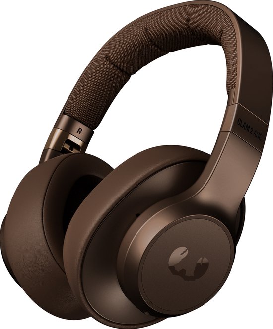 Fresh 'n Rebel - Clam 2 ANC - Over-ear koptelefoon draadloos met noise cancelling - 60 uur batterij - Brave Bronze