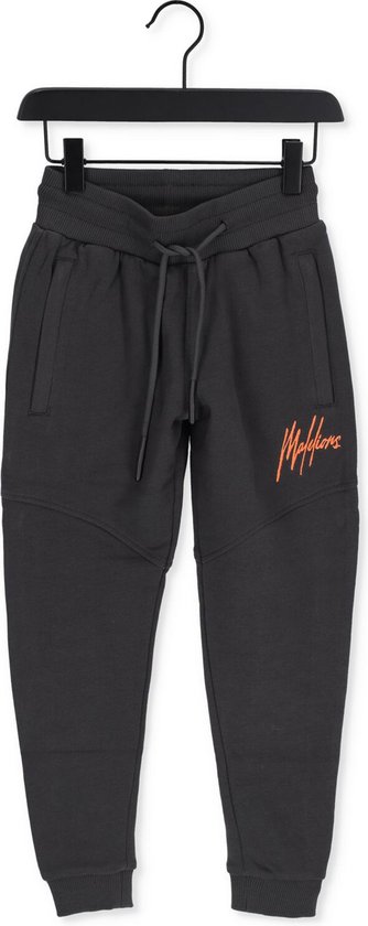 Malelions Malelions Junior Girls Essentials Trackpants Jongens - trainingsbroek - Antraciet - Maat 140