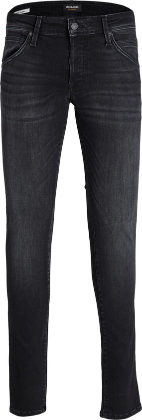 JACK & JONES Glenn Fox loose fit - heren jeans - zwart denim - Maat: 31/34
