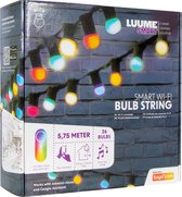Guirlande lumineuse Smart Led - Guirlande lumineuse RVB intelligente pour l'extérieur et l'intérieur - 75 mètres - 26 lumières LED - 16 millions de couleurs