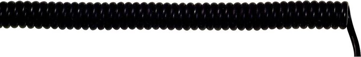 LAPP 73220257 Spiraalkabel UNITRONIC® SPIRAL 300 mm / 1200 mm 5 x 0.25 mm² Zwart 1 stuk(s)