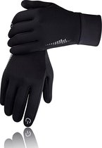 Q806 Touchscreen Handschoenen - Met Reflectiepatronen - Zwart XL