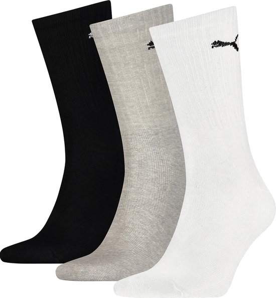 Vans CREW 3PACK - Sokken - black white/zwart