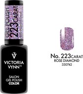 Victoria Vynn – Salon Gelpolish 223 Carat Rose Diamond - roze glitter gel polish - gellak - lak - glitters - nagels - nagelverzorging - nagelstyliste - uv / led - nagelstylist - callance