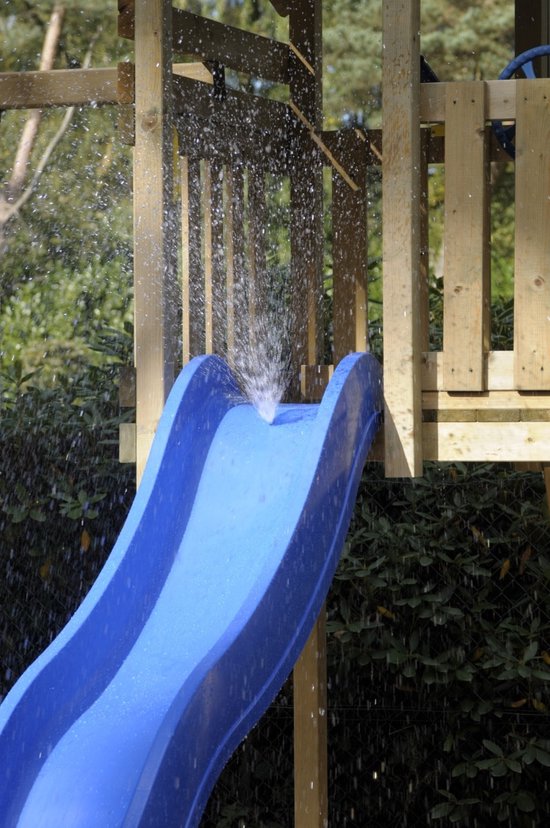 Losse Glijbaan Rood 2,2 meter (voor platformhoogte 120 cm) | Aanbouwglijbaan voor o.a. speeltoestel, speelhuisje | Plastic / Kunststof / HDPE