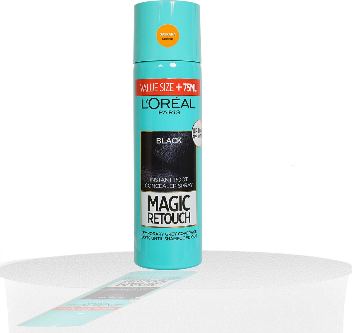L’Oréal Paris Magic Retouch - Uitgroei Camoufleerspray BLACK voordeelverpakking (2 x stuks 150 ml)