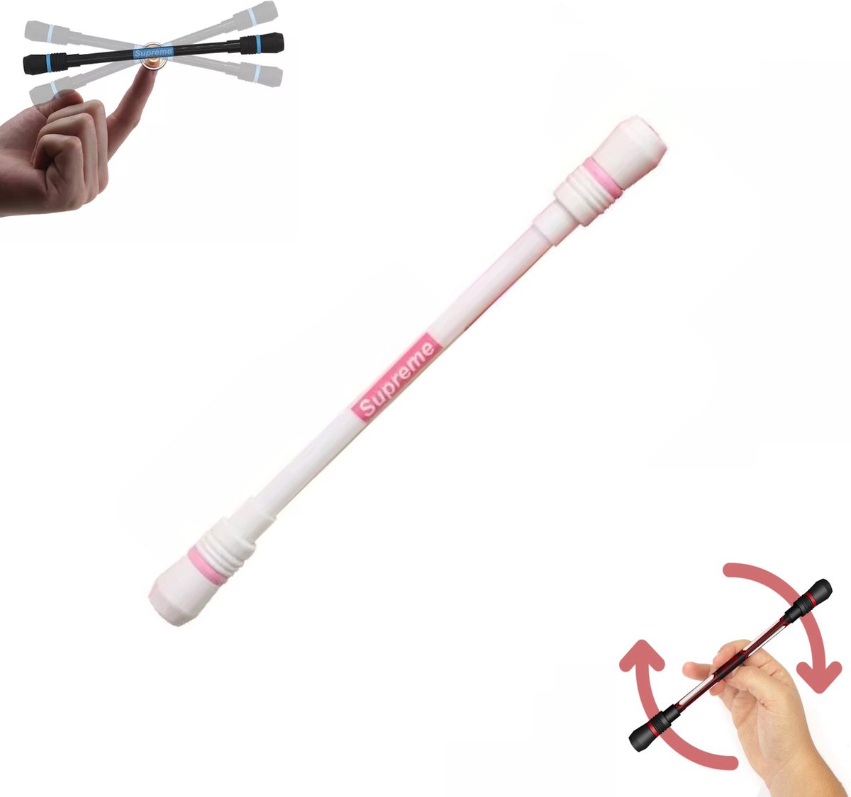 Fidget Pen Pen met LED licht Roterende Balpen, Multifunctionele Spinpen, Anti stress angst cadeaupen voor Zakelijke Volwassenen, Studenten, Helpt Stressverminderend Fidget Pen Pen met LED licht Roterende Balpen, Multifunctionele Spinpen, Anti stress angst cadeaupen voor Zakelijke Volwassenen, Studenten, Helpt Stressverminderend