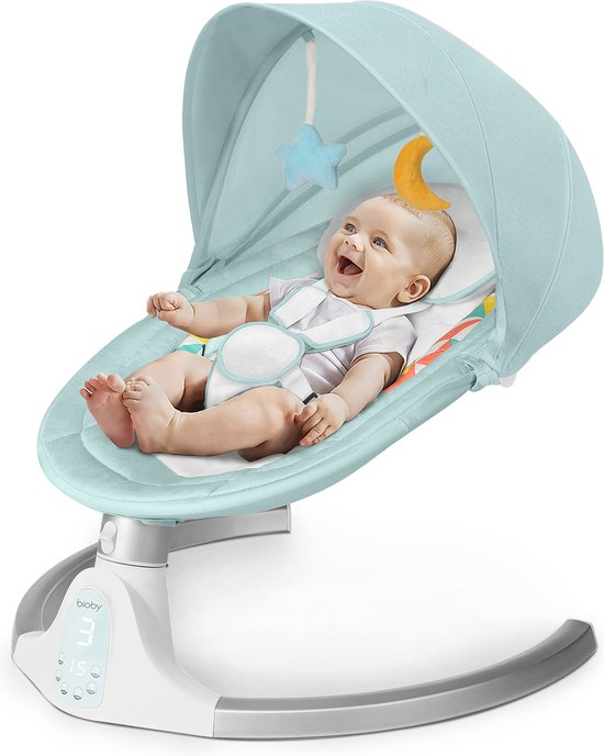 Eigenwijs Instrueren Tether Elektrische Wipstoel - BabySchommel - Elektrische Baby Bed - Baby Wiegje  -Babyschommel... | bol.com