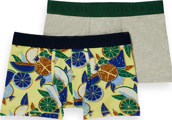 Scotch & Soda - 2-Pack Boxershort Fruits All Over - Maat: 110-116