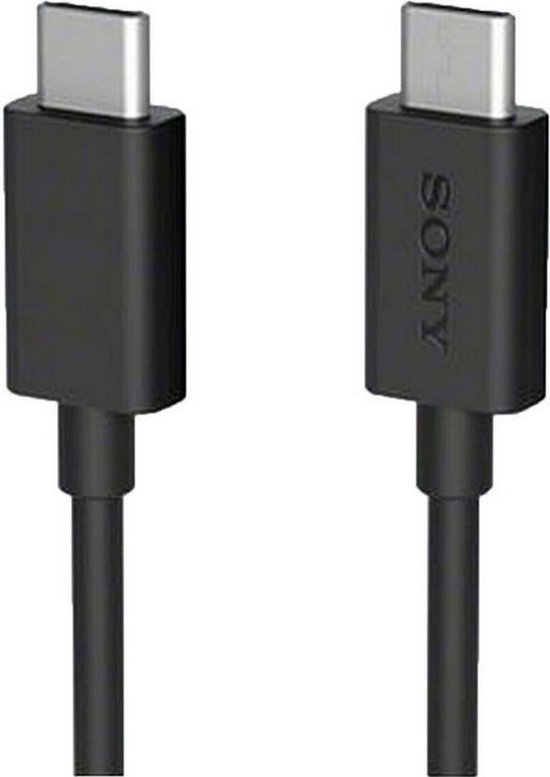 Sony UCB24 USB-C naar USB-C Kabel 0.9 meter - Zwart (Bulk)