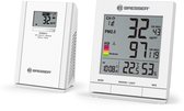Bresser Weerstation Fijnstofmeter - Thermo/Hygrometer - PM 2,5/ PM 10 luchtkwaliteitsindex - Alarmfuntie