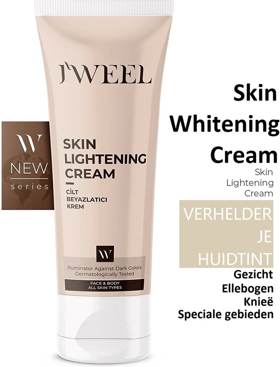 J'Weel - Huid Whitening Cream - Body Whitening Cream - Huidbleekcreme - 100 ml