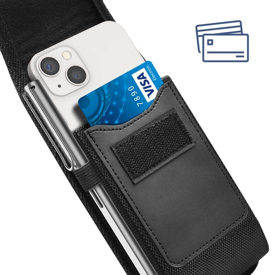 Motorola Moto G Heuptas Voor Smartphone - Met Riemlus En Karabijn Voor Bevestiging Aan Riem Of Broek Voor Telefoons Tot 7 Inch O