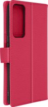 Cover Geschikt voor TCL 30/30 Plus Flip Wallet Stand Video roze