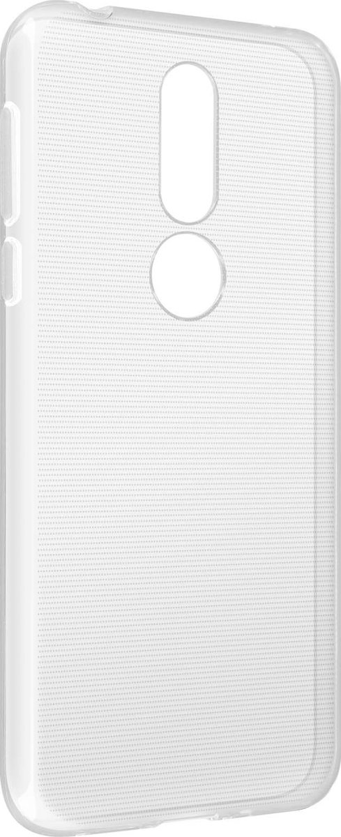Avizar Hoes Geschikt voor Nokia 7.1 Siliconengel - transparant, Transparant