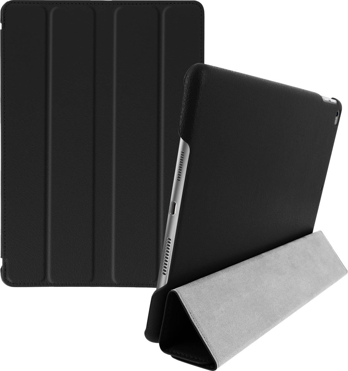 Bookcase iPad Air 2/iPad Pro 9.7 met Kaarthouder Video Standaard Akashi zwart