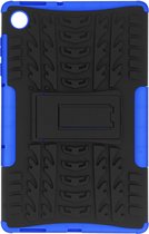 Geschikt voor Lenovo Tab M10 HD Gen 2 Shockproof Case met Metalen riemclip blauw