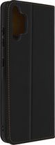 Geschikt voor Samsung Galaxy A32 Lederen Portemonnee Folio Case Video-standaardfunctie zwart