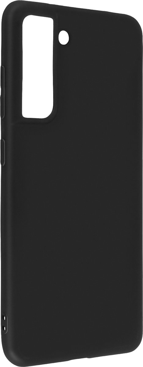 Geschikt voor Samsung Galaxy S21 FE Case Sterk Soepel en Flexibel Siliconegel Zwart