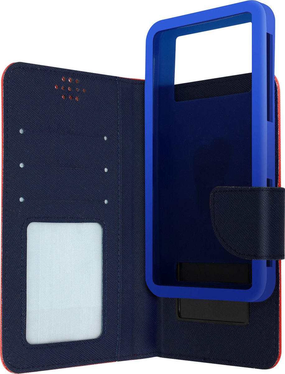 Avizar Foliohoes Portemonnee met Magnetische Tab rood, Rood