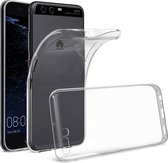 Geschikt voor Huawei P10 Flexibele Siliconen Case Versterkte Hoeken Dun Transparant