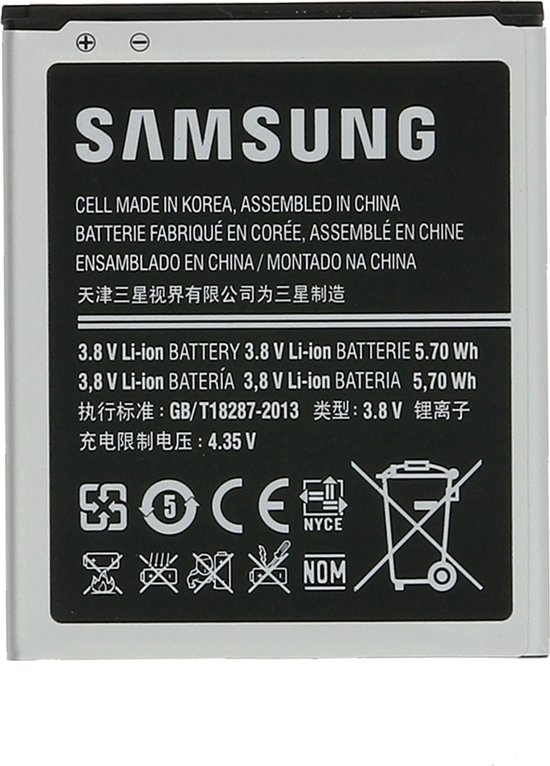 Samsung Battery EB-F1M7FLU pour Samsung Galaxy S3 Mini (Samsung i8190) | bol