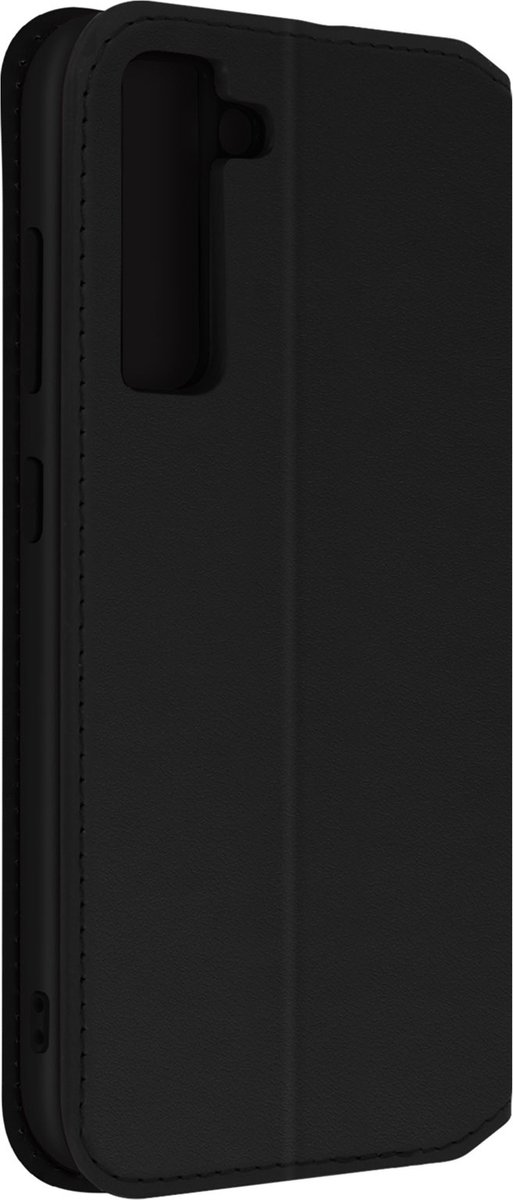 Hoes Geschikt voor Samsung Galaxy S21 FE klep portefeuille, video standaard zwart
