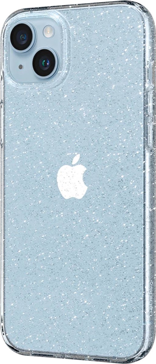 Spigen Liquid Crystal Glitter Case hoesje geschikt voor iPhone 14 Plus - transparant