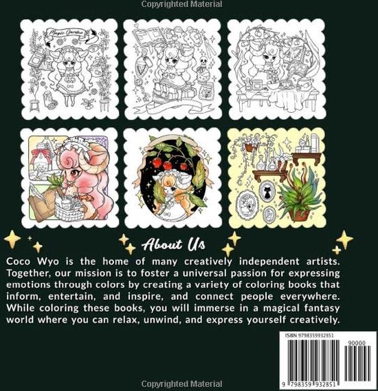 Magic Diary Coloring Book - Coco Wyo - Kleurboek voor volwassenen | bol.com
