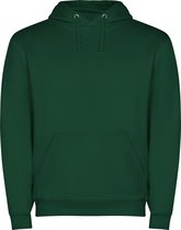 Donker Groene unisex Hoodie Capucha merk Roly maat M