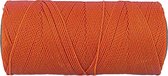 Macramé Koord - ORANJE / ORANGE - #30 - Waxed Polyester Cord - Klos ca. 173mtr - 1mm Dik