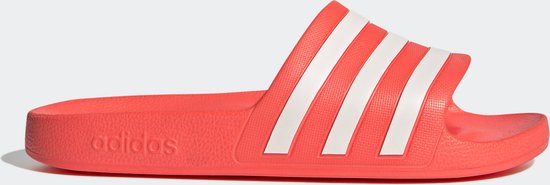 Slippers adidas - Taille 46 - Unisexe - Rouge corail - Wit