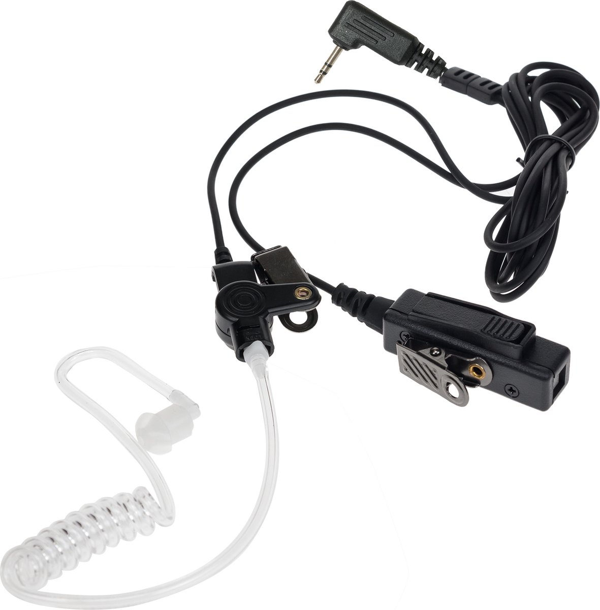 K-PO® KEP 26 M - Beveiligings oortje - Security Headset - Heavy Duty - Motorola 1-pin connector - Motorola TLKR & TalkAbout Walkie Talkies - TLKR-T60, TLKR-T61, TLKR-T62, TLKR-T72, TLKR-T80, TLKR-T81, TLKR-T82 TLKR T-92 H2O - Horeca - Evenementen