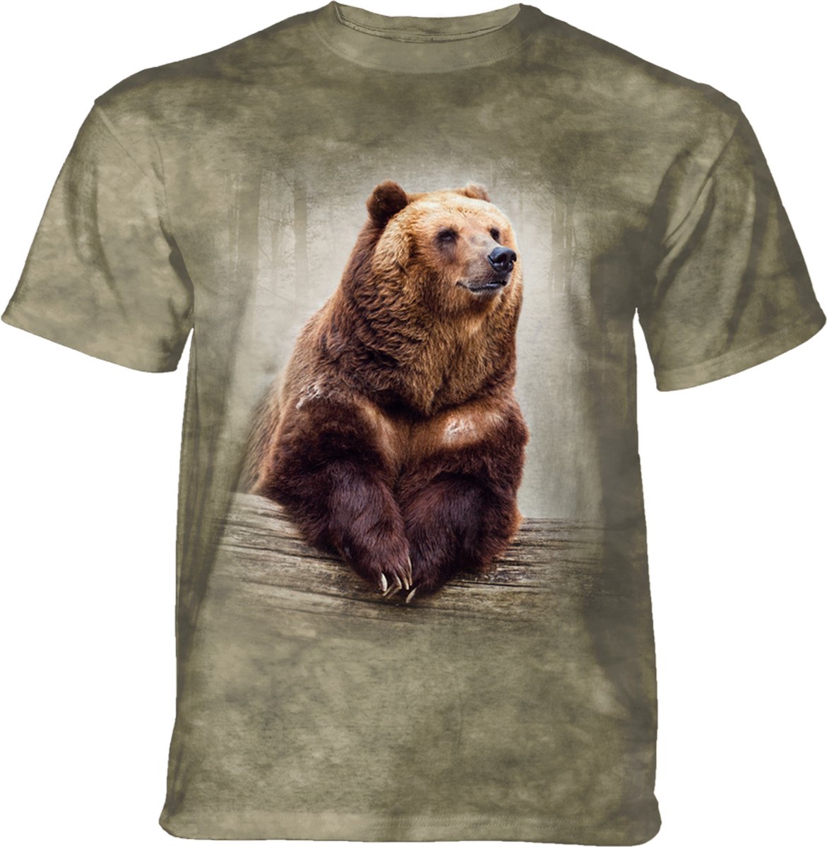 T-shirt Resting Brown Bear KIDS KIDS XL