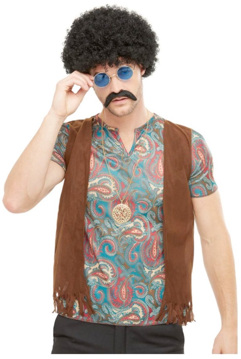 Smiffys - Hippie Kostuum Accessoire Set - Multicolours