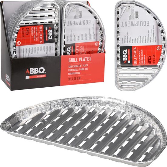 GAMMA | Jamestown aluminium bakjes BBQ 8 stuks 34 x 22,5 x 5 cm kopen