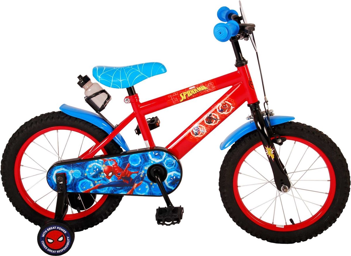 Casque de vélo Marvel Spiderman - Blauw Rouge - 51-55 cm