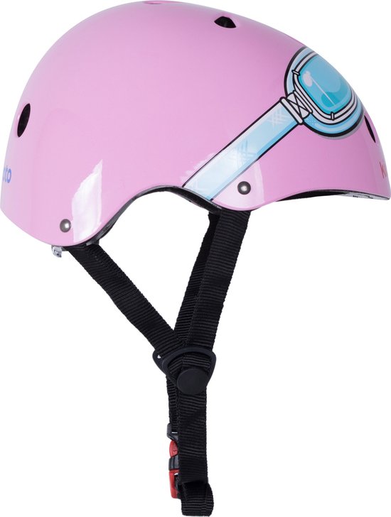 Kiddimoto Casco Per Bambini Dotty Pastel - Taglia S, Con Regolatore E Imbottitura, Età 3+