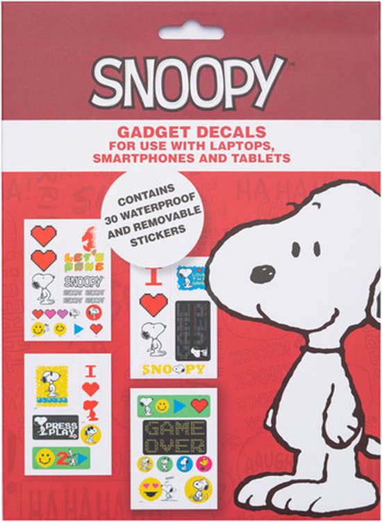 Grupo Erik Gadgetstickers Snoopy Junior Vinyl 30 Stuks