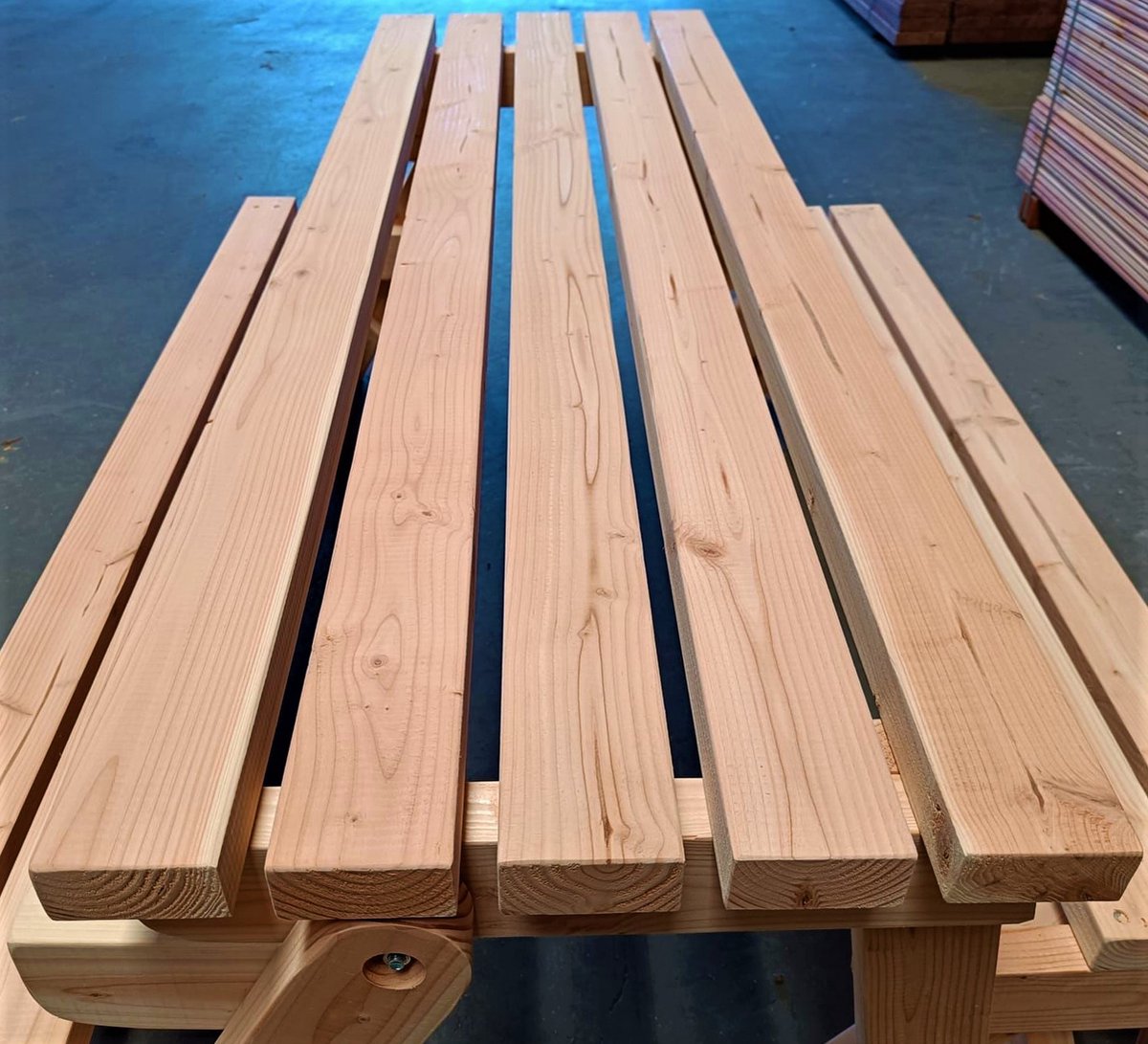 Inklapbare Picknicktafel 2-in-1 (3-6 personen) thumbnail 2