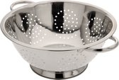 Vergiet - RVS zilver - D29 x H13 cm - zeef - keukenvergiet - afgieten - Keukenbenodigdheden - Kookgerei - Zeven