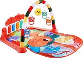 Baby Dierenvriendjes Speelmat - Interactief Speelkleed - Baby/Peuter GymMuziek - Speelkleed met Ratelaar - Oranje