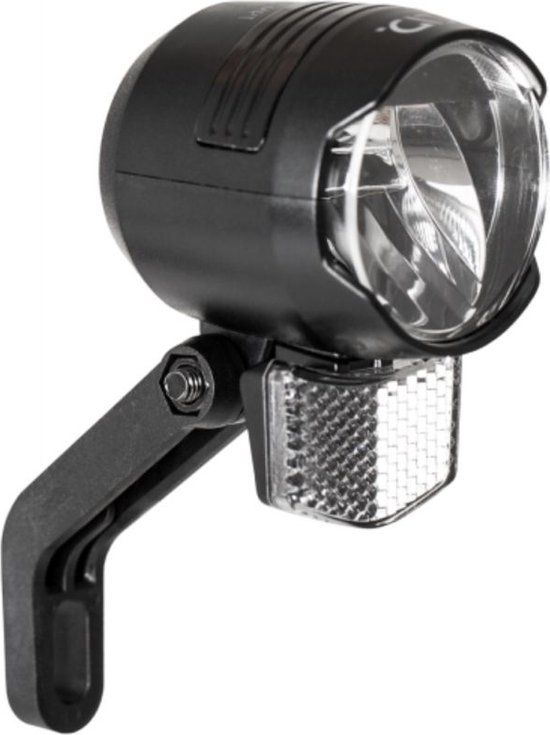 ACID Koplamp Dynamo PRO-D 60 CMPT - K-reflector en spatwaterdicht - Aluminium en kunststof - Zwart — afbeelding 4