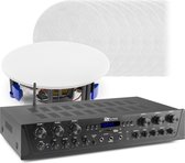 Geluidsinstallatie met Bluetooth - Power Dynamics - PV260BT versterker met 12x NCSP5 plafond speaker