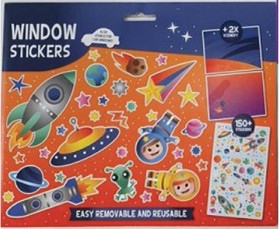 Raamstickers 150 Stuks - Raamstickers voor Kinderen - Stickers - Voor  Jongens - Auto... | bol.com