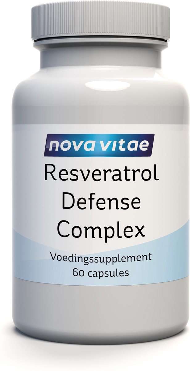 Goedkoopste Nova Vitae - Resveratrol Defense Complex - 100 mg - 60 capsules