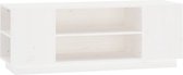 vidaXL Meuble TV Blanc 110 x 35 x 40,5 cm Bois de pin massif