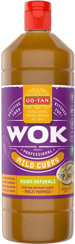 Go-Tan Wok- Original milde curry 1 liter | bol.com